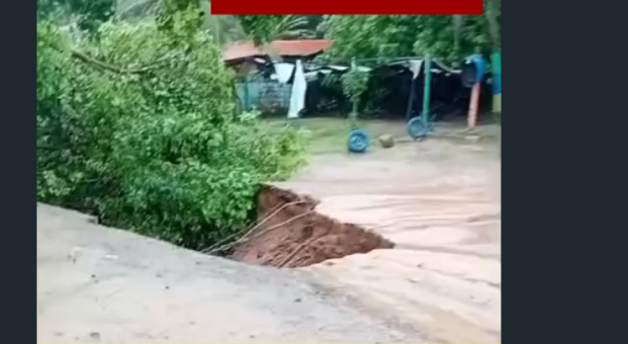 Cratera se abre em Iparana e expõe risco na orla de Caucaia