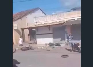 Colisão entre motocicletas deixa dois feridos durante evento de Grau em Capistrano