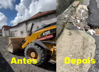 Obra paliativa da Prefeitura de Caucaia em rua do Marechal Rondon dura menos de uma semana e revolta moradores