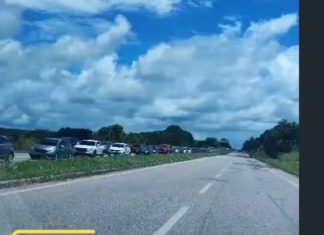 Motoristas enfrentam congestionamento no retorno a Fortaleza após feriado prolongado