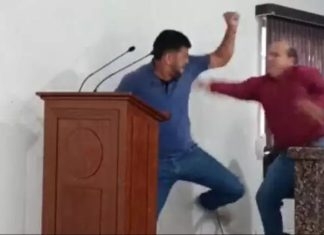 Sessão da Câmara de Figueirópolis D’Oeste termina em troca de agressões entre vereadores