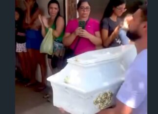 Velório do pequeno Guilherme é marcado por comoção e pedidos de justiça em Caucaia