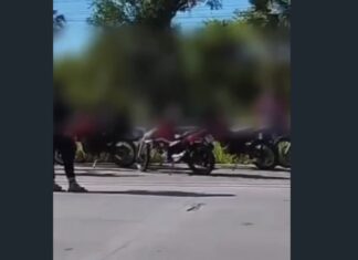 PRF flagra racha de motos na BR-222 em Caucaia