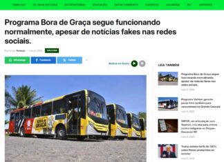 Tentam descredibilizar nossa matéria sobre o programa “Bora de Graça”, mas os fatos falam por si