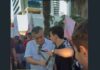 Militante do MBL faz protesto satírico e acaba agredido durante evento com José Guimarães em Fortaleza