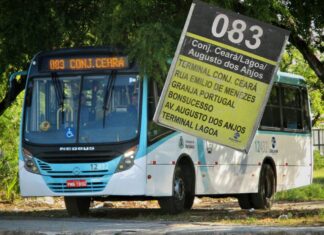Linha 083 (Conj. Ceará Lagoa – Augusto dos anjos) será estendida até o Terminal da Parangaba a partir de segunda-feira, anuncia prefeito Evandro Leitão