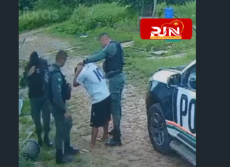 Homem é agredido por policiais militares durante abordagem em Graça, no interior do Ceará