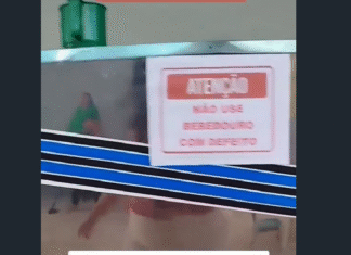PREOCUPAÇÃO EM CAUCAIA: BEBEDOURO QUEBRADO NA CRECHE MENINO JESUS, NO MESTRE ANTÔNIO, GERA INDIGNAÇÃO ENTRE PAIS