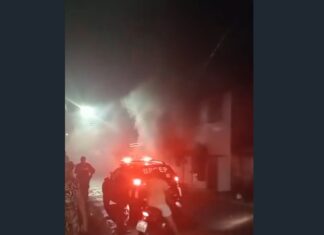 URGENTE: Incêndio atinge residência no Marechal Rondon, em Caucaia