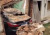 Carro desgovernado invade residência em Ipu e deixa duas pessoas feridas; uma em estado grave