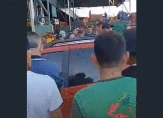 Motorista perde controle e invade barracas na CEASA de Maracanaú