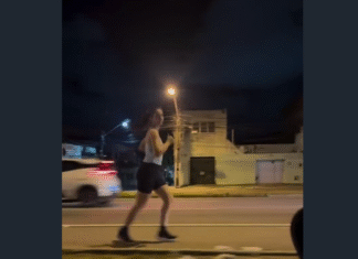 Jovem viraliza após correr da Jurema até a Beira Mar, em Fortaleza