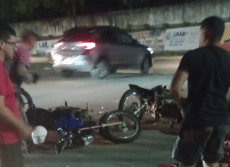 Colisão entre motocicletas deixa feridos na BR-222, em Caucaia