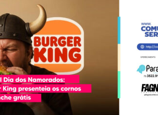 Com bom humor, Burger King lança “Corno Drive-Thru” e distribui Whopper grátis no Dia dos Namorados