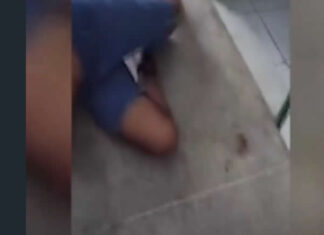 Detento tenta fugir algemado pela janela de delegacia em Fortaleza e grita por socorro: “Quero minha mãe”