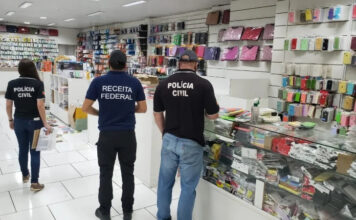 Receita Federal deflagra Operação Guilherme Rocha contra comércio de produtos piratas no Centro de Fortaleza