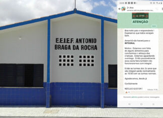 Mais uma denúncia sobre a educação de Caucaia: Escola Antônio Braga da Rocha suspende aula integral e faz alunos saírem mais cedo
