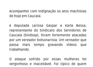 “Passa mais tempo gravando vídeos que trabalhando”, diz Catanho sobre Tancredo