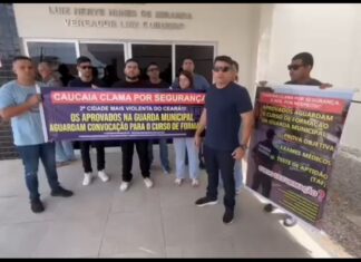 Aprovados no concurso da Guarda Municipal de Caucaia cobram transparência e celeridade na convocação