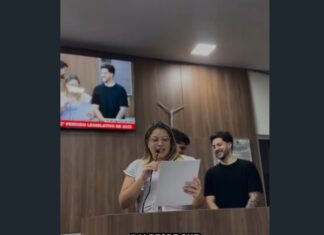 Legislativo em Ação – Vice-prefeita Priscila Meneses presta homenagem ao pai, vereador Tanilo Meneses, na Câmara Municipal de Caucaia