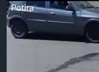 Colisão entre veículos é registrada no Parque Potira, em Caucaia