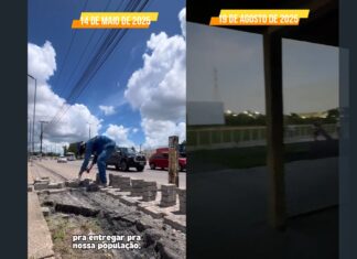 Lagoa do Tabapuá segue abandonada três meses após anúncio de revitalização