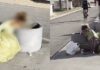 Mulher é filmada comendo em lixeira na Avenida Beira-Mar, em Fortaleza