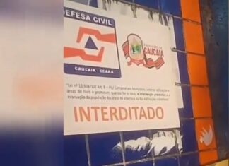 Ginásio Gaspar de Oliveira, no Capuan, é interditado por risco estrutural e abriga animais abandonados