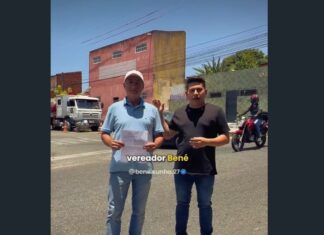 Vereadores Bené e Tiago Conrado celebram indicação de fotossensor na Paulino Lemos, mas medida gera críticas da população