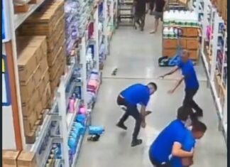 Confusão em supermercado no José Walter, em Fortaleza