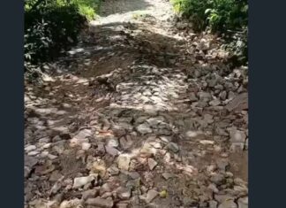 Prefeito reeleito de Pacoti, Dr. Marcos Nojosa volta a ser alvo de cobranças por más condições de estrada de calçamento