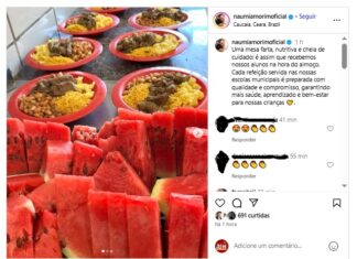Enquanto kits e fardamentos seguem sem entrega, prefeito de Caucaia divulga imagens supostamente da merenda escolar