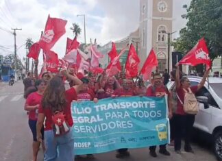 Servidores municipais de Caucaia realizam nova paralisação por falta de diálogo com a gestão