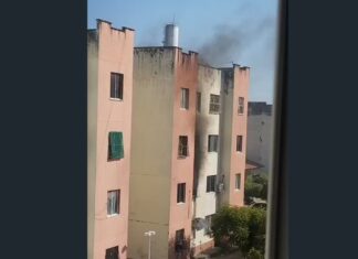 Incêndio atinge apartamento do Minha Casa, Minha Vida no Condomínio Linos, no Araturi