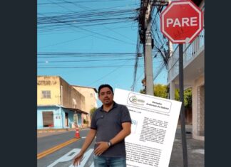 Vereador Anderson do Gabriel solicita sinalização na Rua Guará, e cruzamentos do Parque Potira recebem melhorias no trânsito