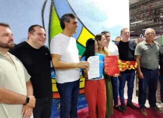 Reinauguração polêmica: mercado da Jurema, abandonado durante o primeiro mandato de Naumi Amorim, vira palco de discurso contraditório de Érika Amorim