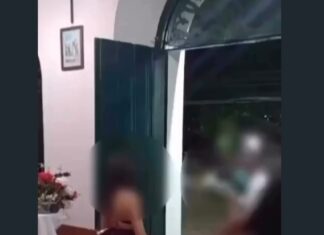 Confusão em casamento na Bahia: mulher tenta impedir entrada da noiva e é retirada da igreja