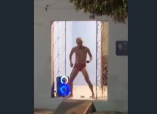 Vídeo de senhor “tomando todas” e dançando ao lado da polícia viraliza nas redes sociais em meio a alerta sobre intoxicação por metanol