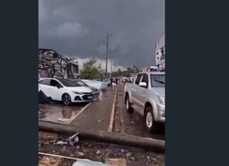 Tornado deixa cinco mortos e mais de 100 feridos em Rio Bonito do Iguaçu, no Paraná