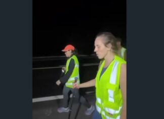 Vice-governadora Jade Romero cumpre promessa e segue a pé em romaria de Fortaleza a Canindé