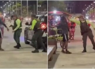 Homem é preso após agredir pessoas e resistir à abordagem policial na Praia de Iracema