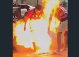 Tentativa de queimar camisa do Palmeiras termina com torcedores feridos em Candeias do Jamari (RO)