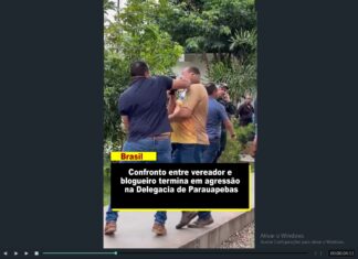 Confronto entre vereador e blogueiro termina em agressão na Delegacia de Parauapebas