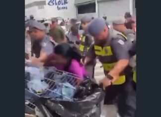 Vídeos mostram agentes da GCM e da PM ameaçando mulheres ambulantes durante ação no Brás, em São Paulo