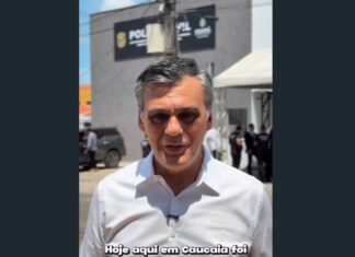 Prefeito discursa sobre segurança em inauguração estadual, enquanto Guarda Municipal segue sem reforço com convocação dos aprovados no último concurso