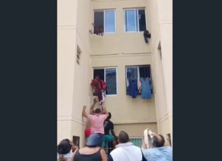 Incêndio em apartamento provoca pânico e mobiliza moradores no Conjunto Cidade Jardim IV, em Fortaleza