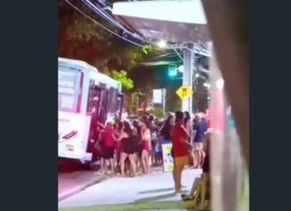 Confusão e falta de respeito marcam parada da linha 077 Parangaba/Mucuripe, em Fortaleza