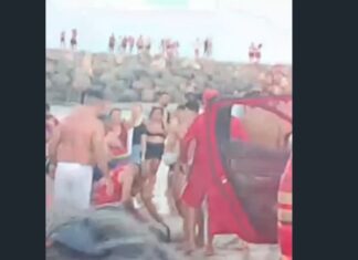 Ocorrência de afogamento é registrada no primeiro dia do ano no litoral de Caucaia