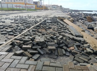 Avanço do mar e abandono agravam situação da Avenida Litorânea em Caucaia