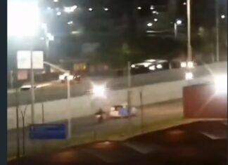 Adolescentes pulam de carro em movimento para fugir de padrasto e homem é preso após perseguição em Fortaleza